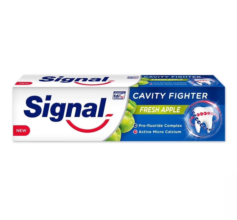 خمیر دندان سیگنال مدل Fresh Apple حجم 100 میل