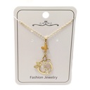 پلاک و زنجیر مدل پروانه کد ne-w-12