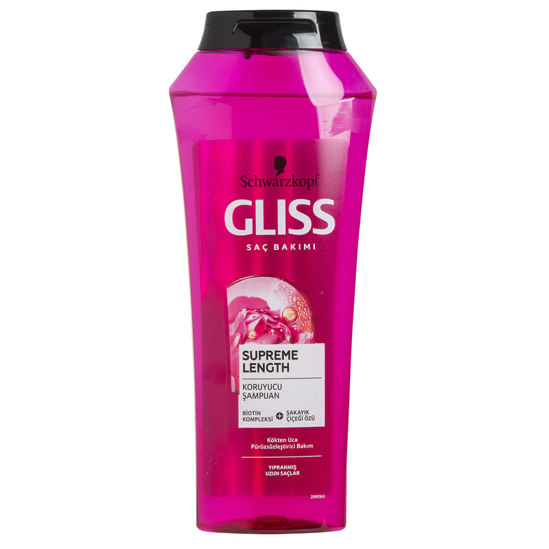 شامپو روزانه گلیس مدل supreme length حجم 500 میل