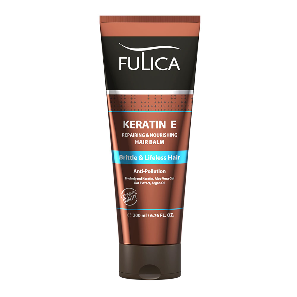  بالم فولیکا نرم‌کننده، تقویت‌کننده و ترمیم‌کننده مو کراتین E مناسب موهای آسیب‌دیده و دارای‌موخوره 200میل