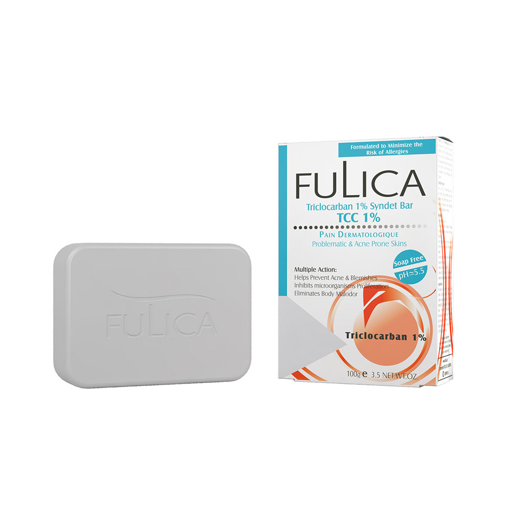  پن فولیکا آنتی‌آکنه حاوی ترى‌کلوکربان 1% مناسب پوست‌جوشدار و مستعدآکنه 100گرم