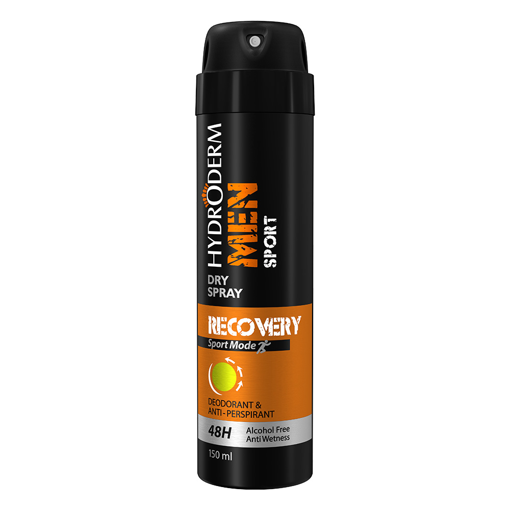 اسپری دئودورانت و ضد تعریق آقایان هیدرودرم مدل Sport Recovery حجم150میل