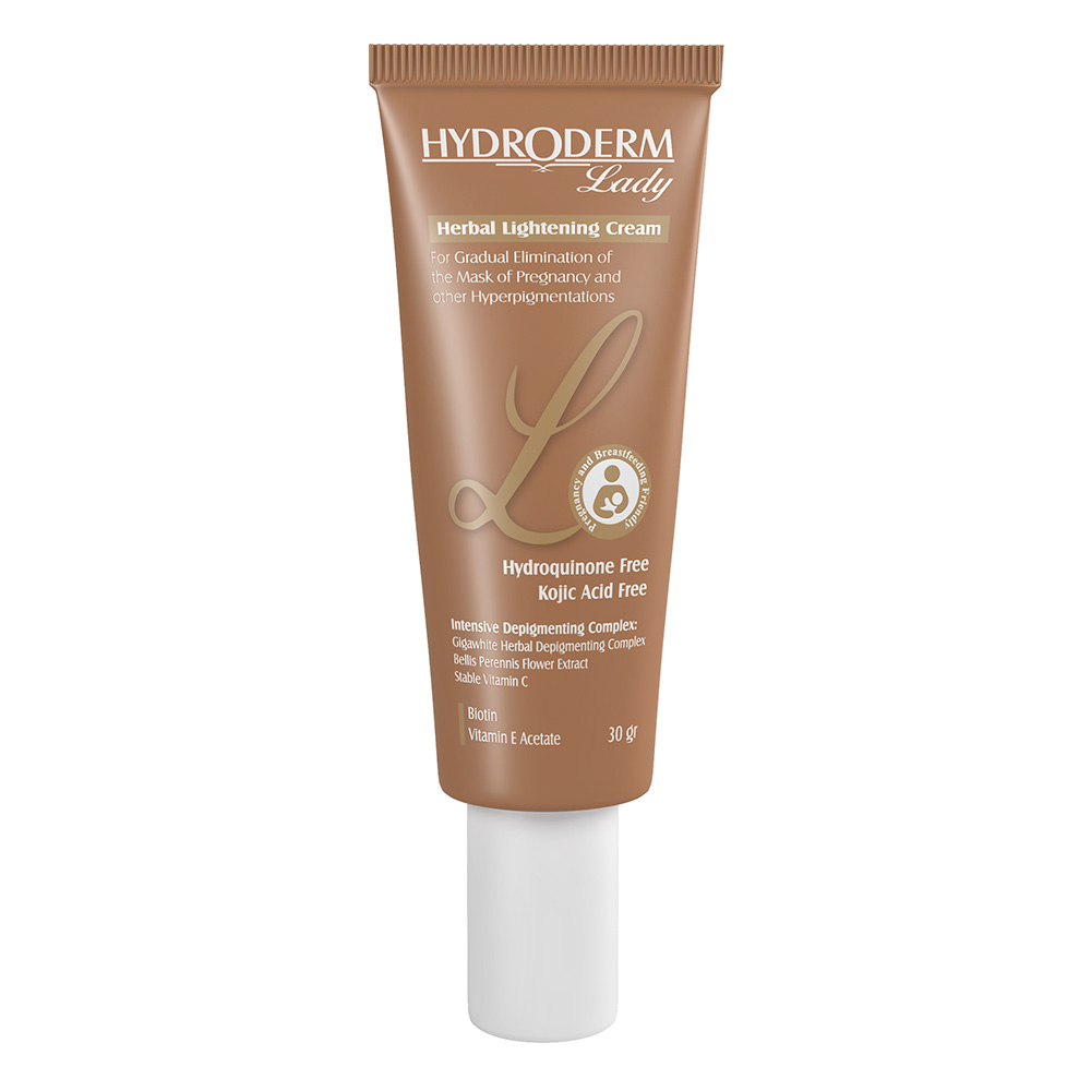 كرم روشن‌كننده گياهی بانوان هیدرودرم انواع‌پوست 30گرم