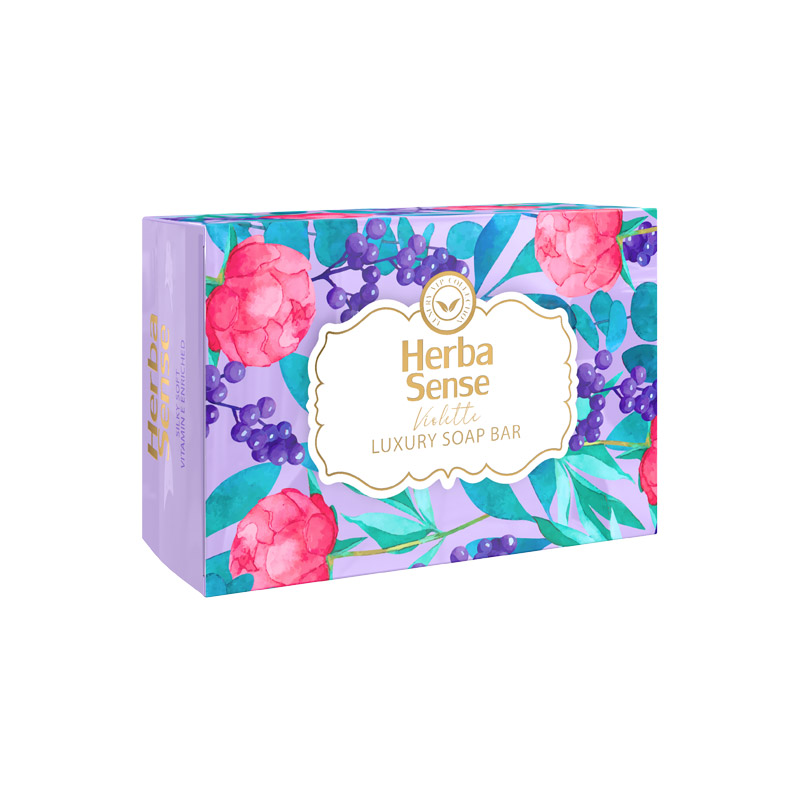 صابون شوینده‌ دست و صورت آردن هرباسنس با رایحه انگور مدل Violette وزن90گرم