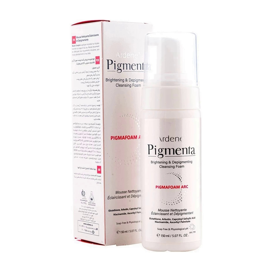 فوم شوینده روشن‌کننده و ضدلک آردن پیگمنتا مناسب استفاده روزانه 150میل 