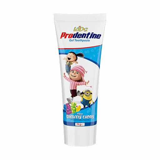 خمير دندان ژله ای بچه با طعم پاستیل پرودنتین