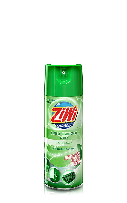 اسپری چند منظوره پاک کننده و گندزدای سطوح زی وی