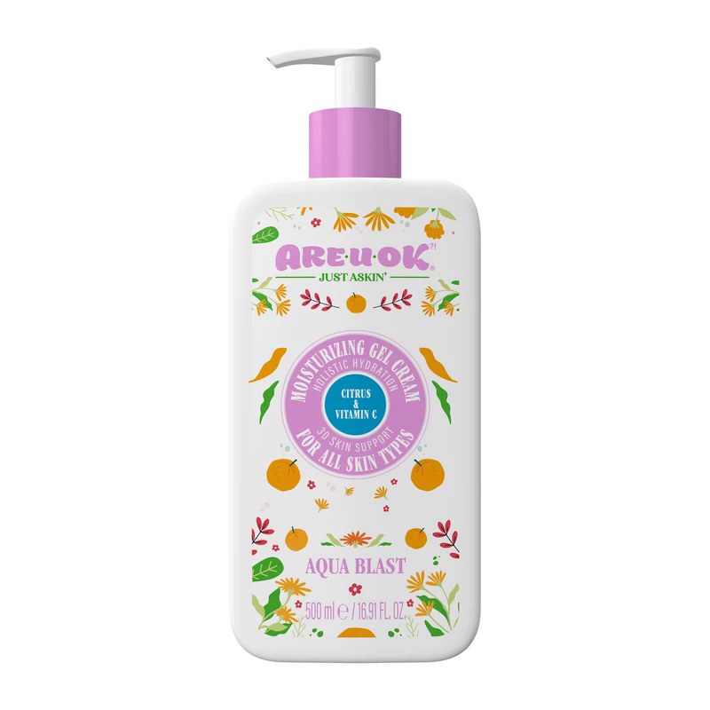 کرم ژل آبرسان پمپی گریپ فروت حاوی ویتامین C آریواُکی 500میل