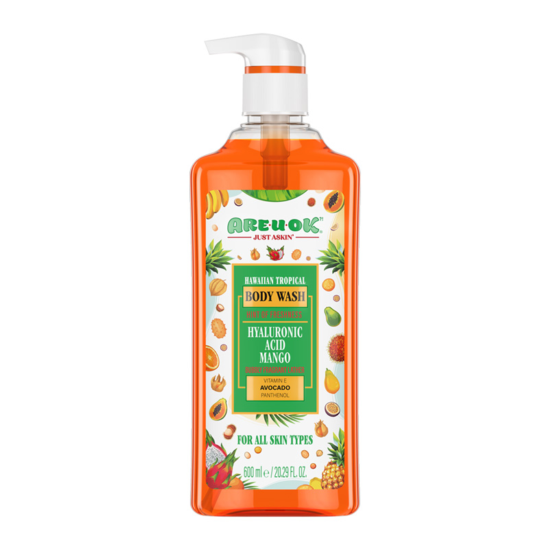 ژل شستشوی بدن با رایحه میوه‌های استوایی آریواُکی 600میل