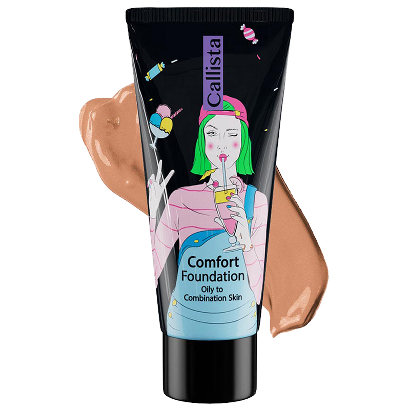 کرم پودر کالیستا مدلComfort شمارهL06 حجم 35میل پوست‌مختلط