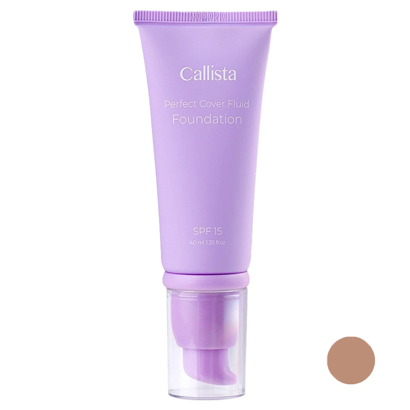 کرم‌پودر کالیستا مدل perfect cover fluid شمارهF06 انواع‌پوست حجم 40میل