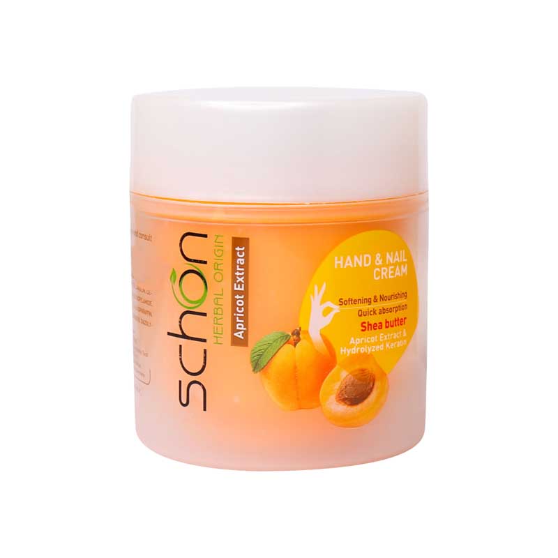 کرم دست و ناخن کاسه ای شون حاوی زردآلو حجم 150میل