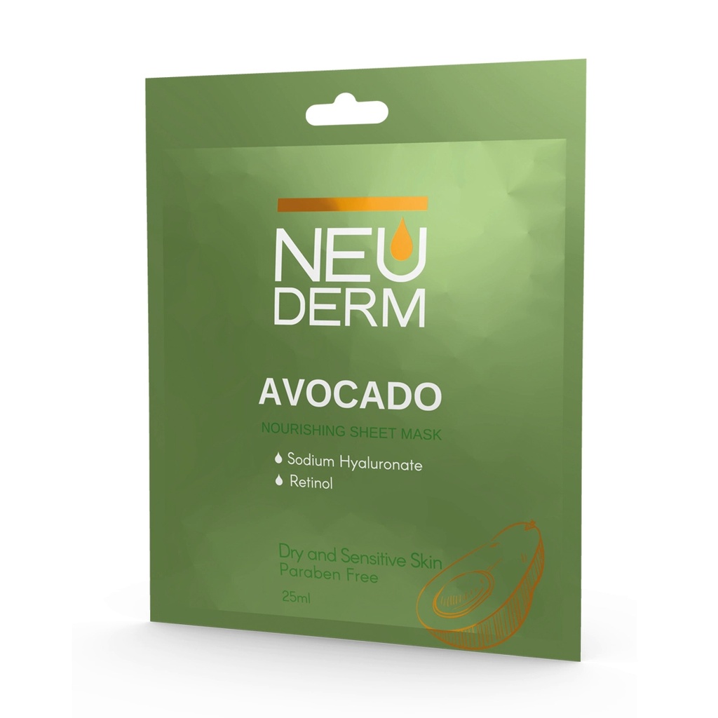 ماسک صورت حاوی عصاره آووکادو نئودرم مناسب پوست‌‌خشک و حساس