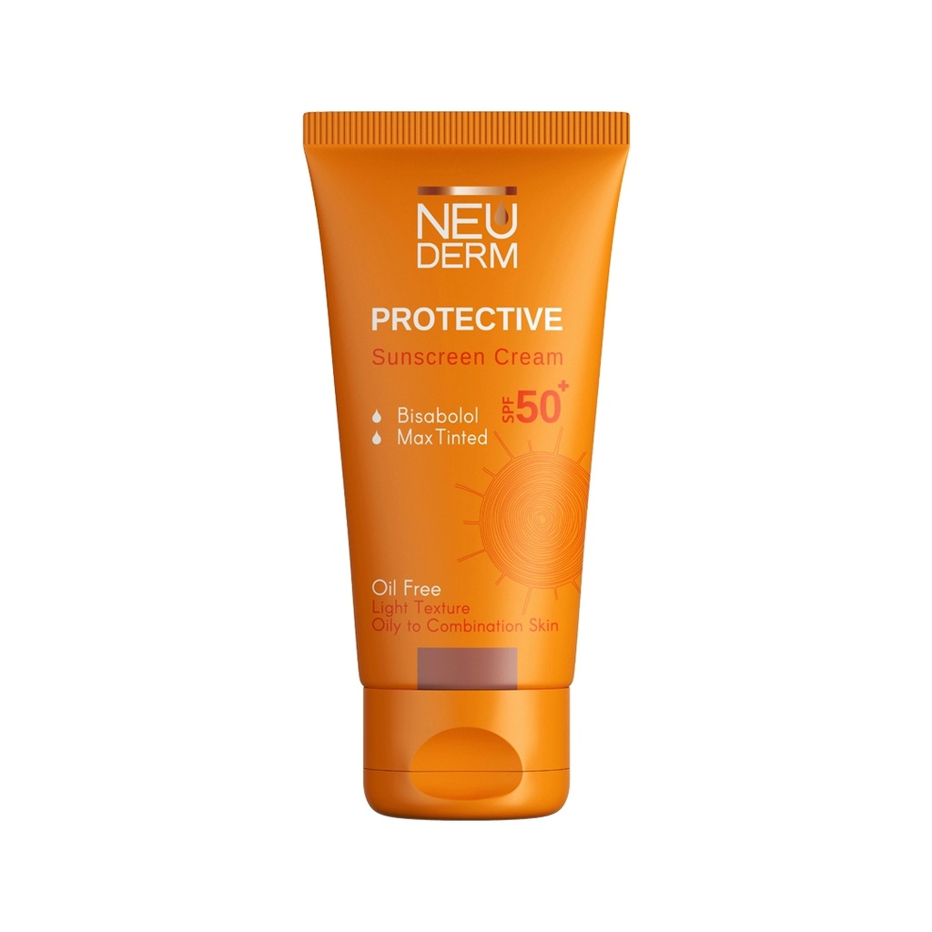 ضد آفتاب رنگی SPF50 فاقد چربی هایلی پروتکتیو نئودرم مناسب پوست‌‌چرب و مختلط 50میل-بژ روشن