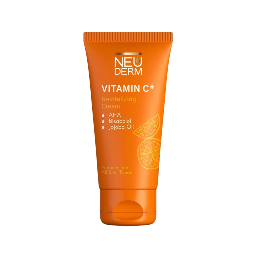 کرم جوان کننده ویتامین C پلاس نئودرم مناسب انواع‌پوست 50میل