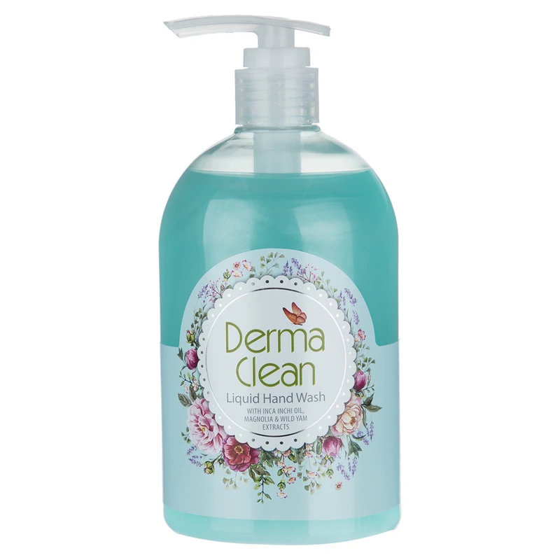 مایع دستشویی درماکلین مدل مگنولیا و وایلد یام 500میل