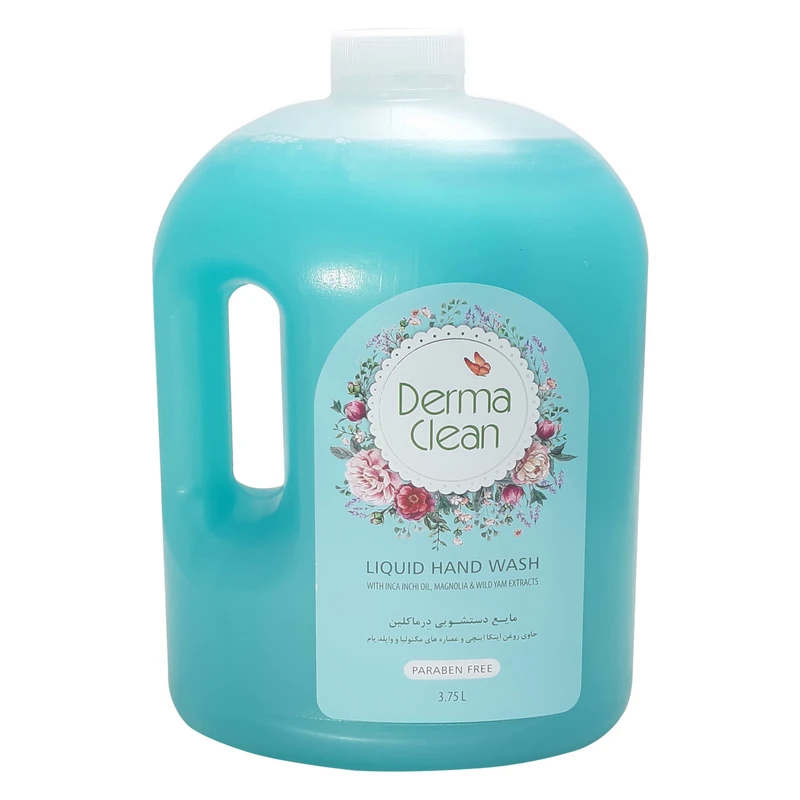مایع دستشویی درماکلین مدل مگنولیا و وایلد یام 3.75 لیتر