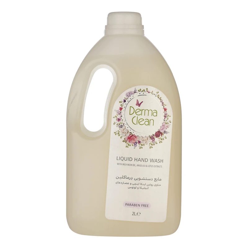 مایع دستشویی درماکلین مدل آنجلیکا و لوتوس 2 لیتر