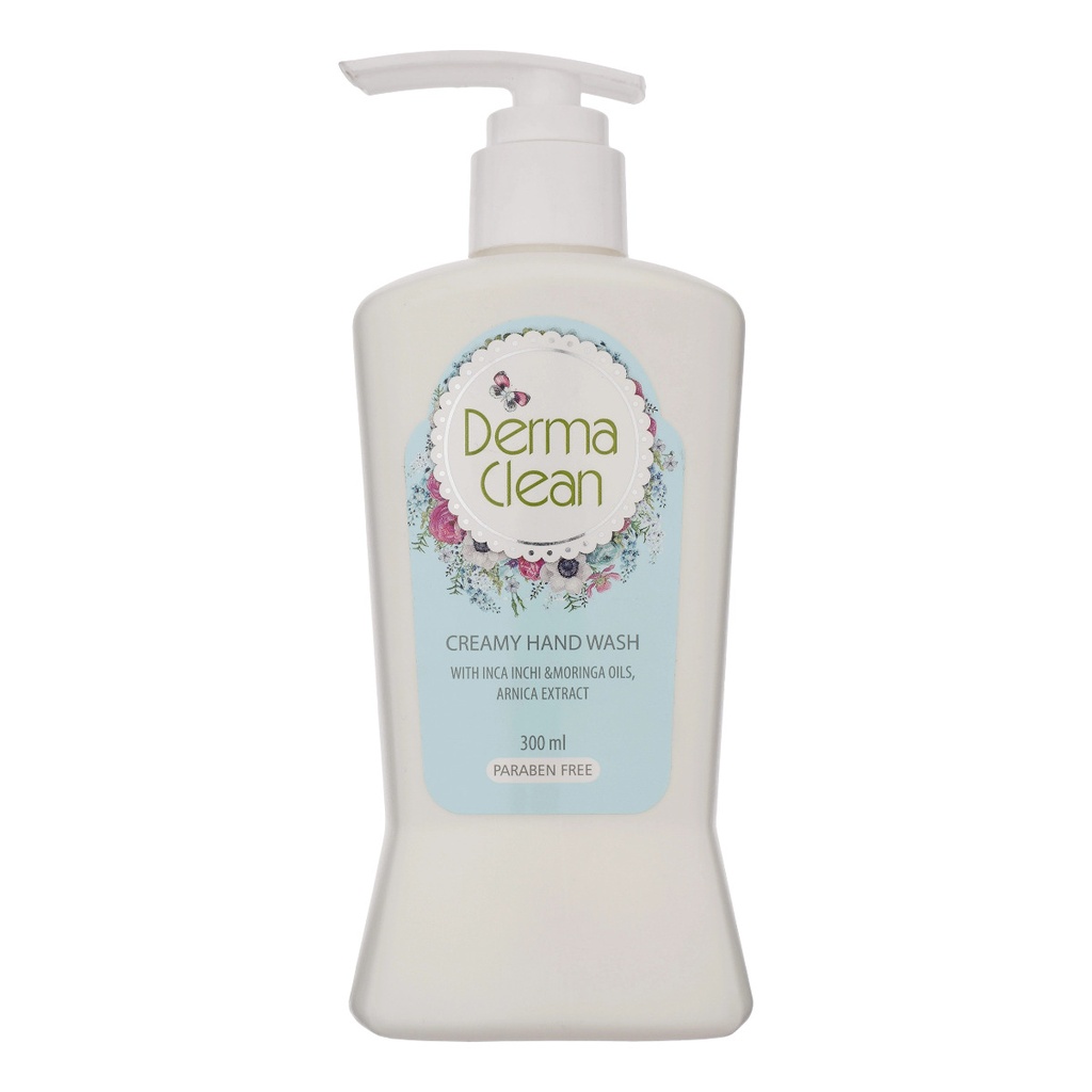 مایع دستشویی کرمی درماکلین مدل اینکا اینچی، مورینگا و عصاره آرنیکا 300میل 