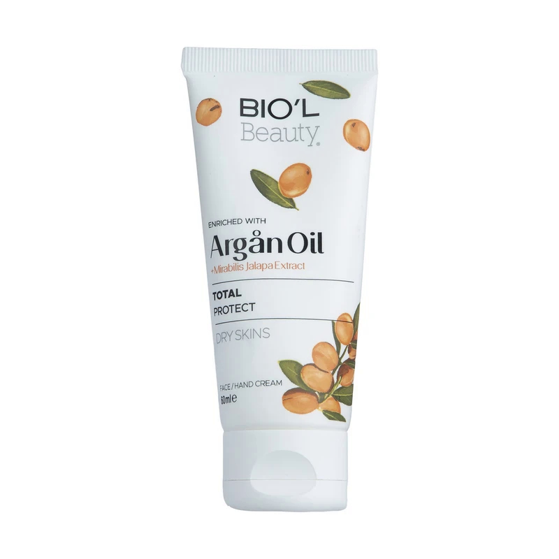 کرم دست و صورت بیول مدل Argan Oil مناسب پوست‌خشک 60میل