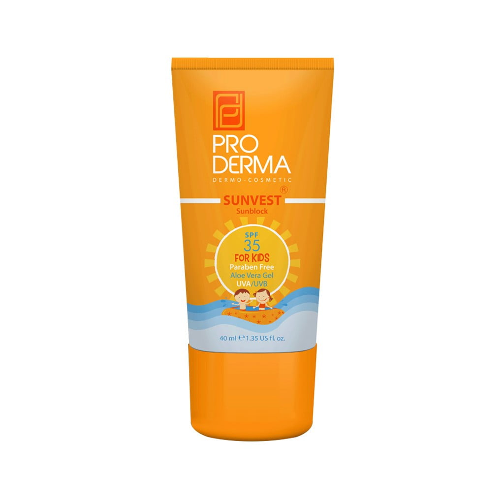 کرم ضد آفتاب کودکان SPF35 پرودرما 40میل