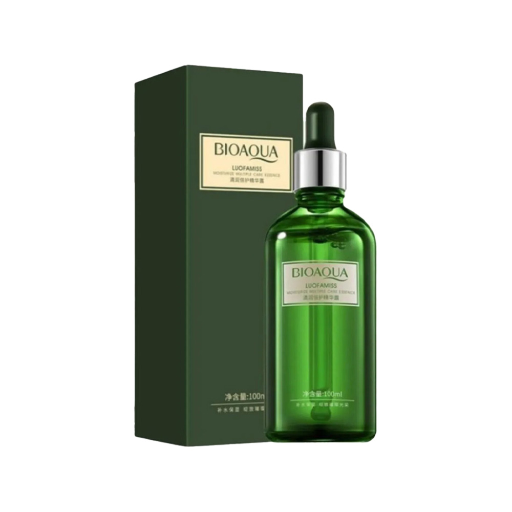 سرم چای سبز مدل نیاسینامید بیوآکوا مناسب انواع‌پوست به خصوص پوست‌چرب 100میل