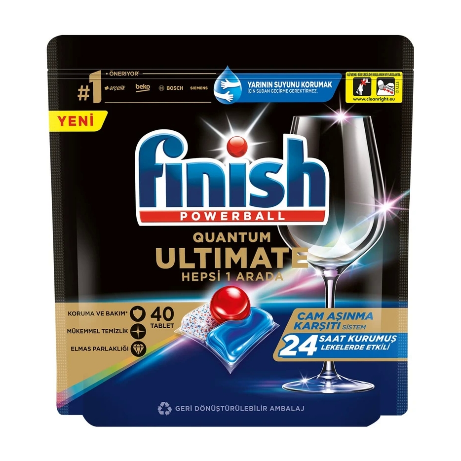 قرص ماشین ظرفشویی فینیش مدل Quantum Ultimate HEPSI بسته 40 عددی