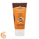 کرم ضدآفتاب و آنتی‌آکنه رنگی SPF50 سان‌سیف مناسب پوست‌‌چرب و مختلط 50میل-بژ روشن