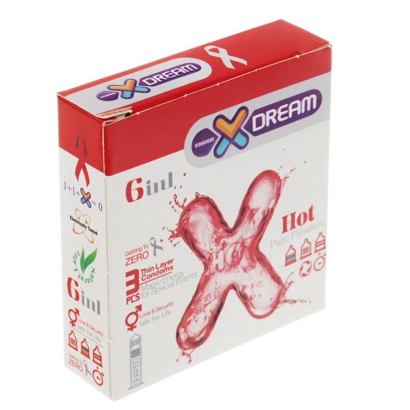 کاندوم ایکس دریم مدل Hot بسته 3 عددی