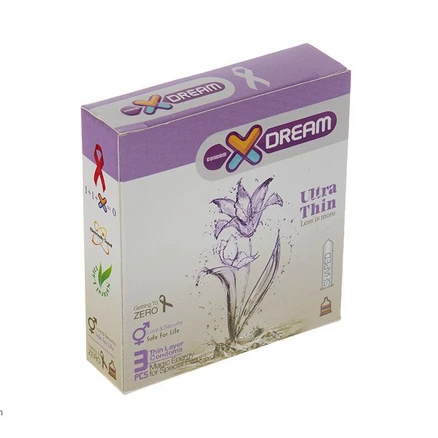 کاندوم ایکس دریم مدل Ultra Thin بسته 3 عددی