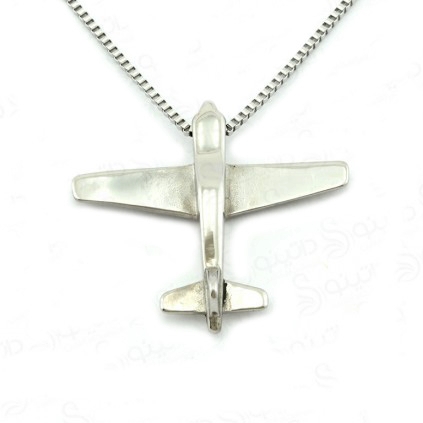 گردنبند استیل مدل هواپیما