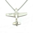 گردنبند استیل مدل هواپیما