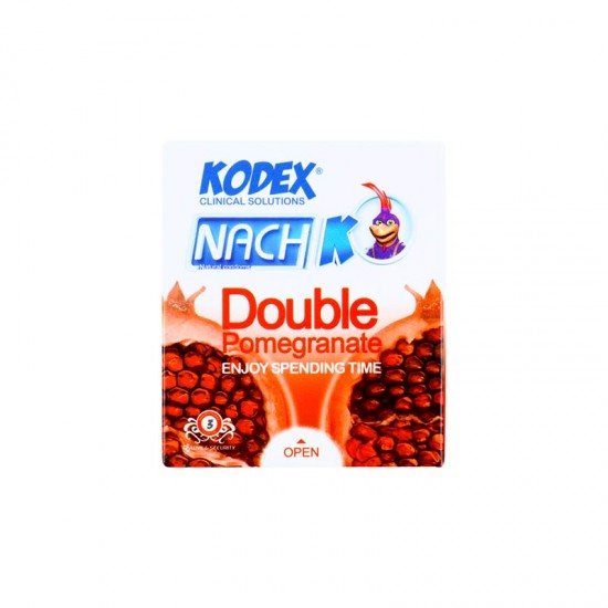 کاندوم کدکس مدل Double Pomegranate بسته 3 عددی
