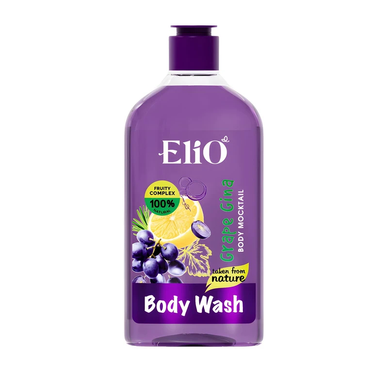 شامپو بدن الیو مدل میوه ای گریپ جینا حجم 400 میل 