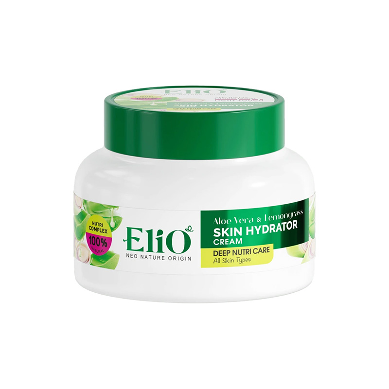 کرم کاسه ای آلوئه ورا و علف لیمو الیو مناسب انواع پوست حجم 200 میل