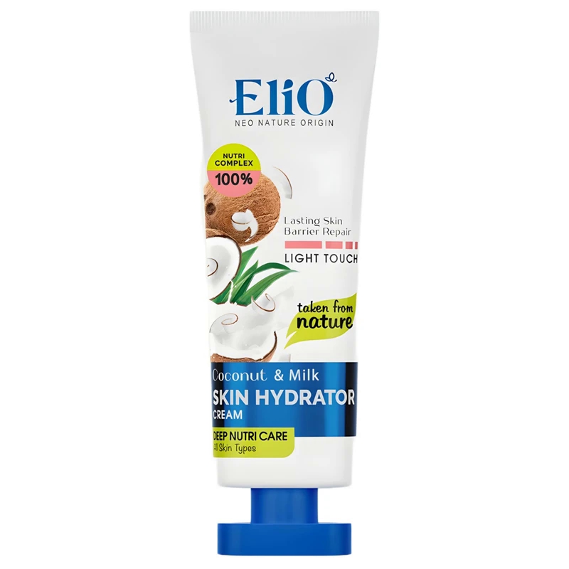کرم مرطوب کننده الیو مدل روغن نارگیل و شیر حجم 75 میل
