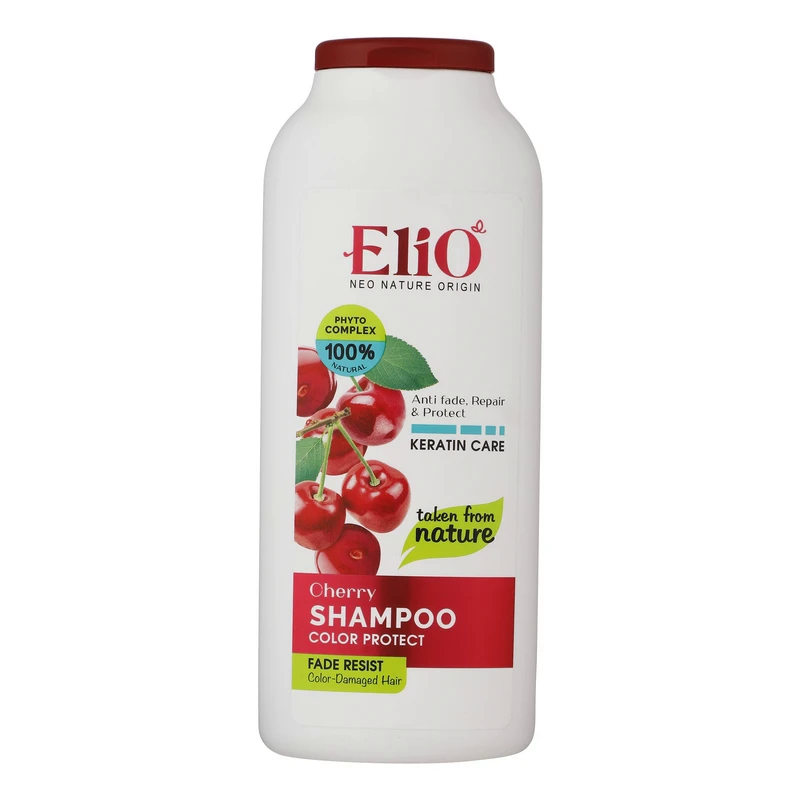 شامپو موهای رنگ شده الیو مدل گیلاس مناسب موهای رنگ شده حجم 400 میل