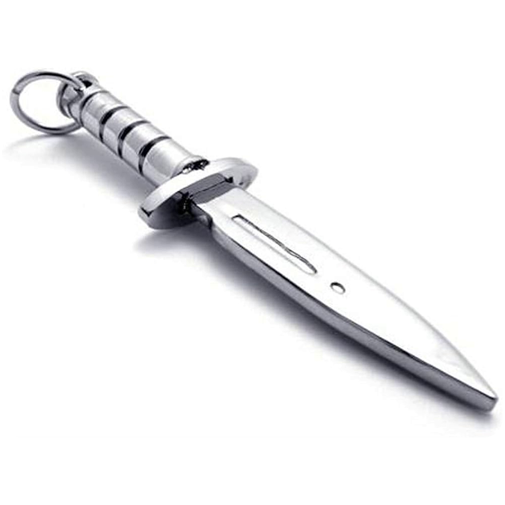 گردنبند استیل مدل چاقو 