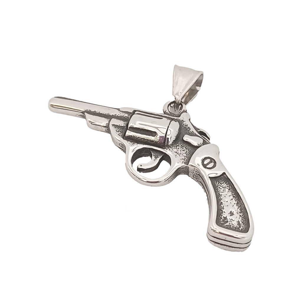 گردنبند استیل مدل تفنگ 