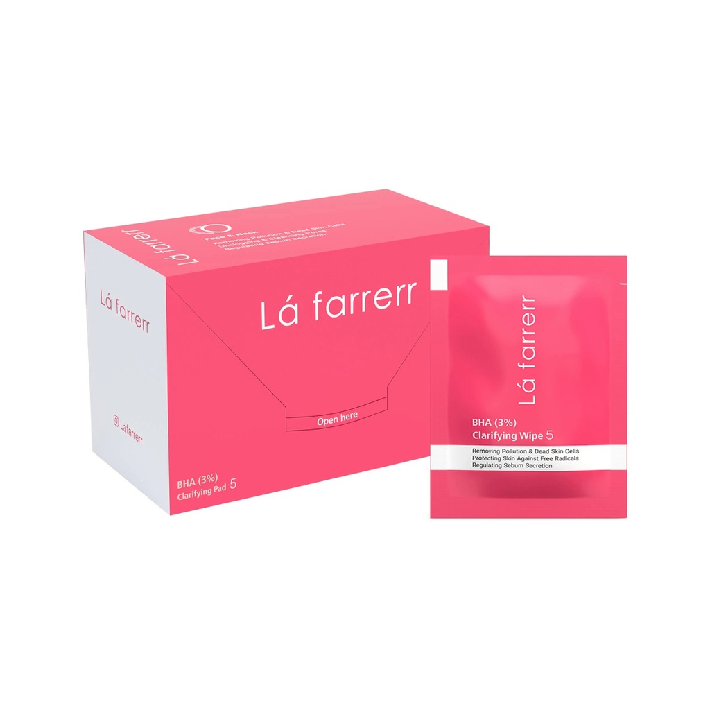 پد پاکسازی کننده پوست لافارر (5) مدل 3% BHA بسته 30 عددی