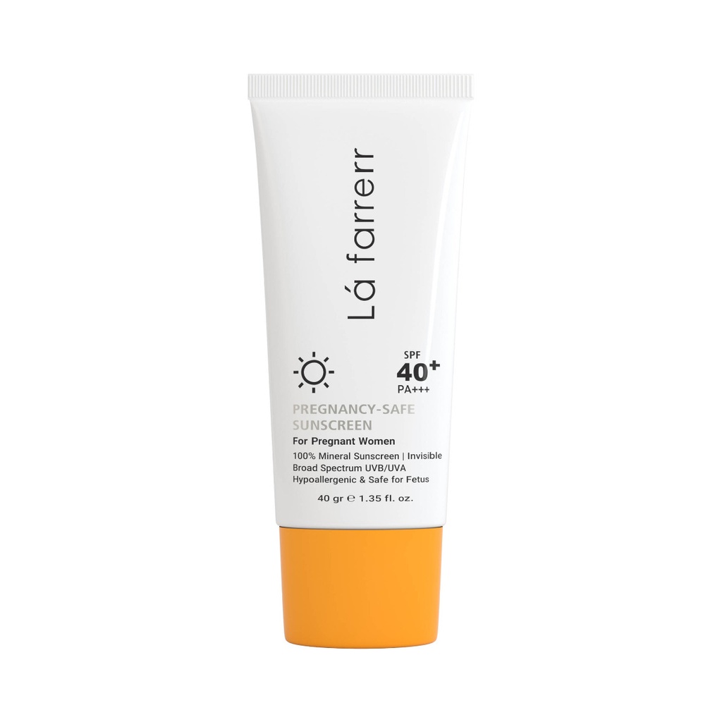 ضدآفتاب مینرال بی‌رنگ +SPF40 لافارر مخصوص خانم‌های باردار