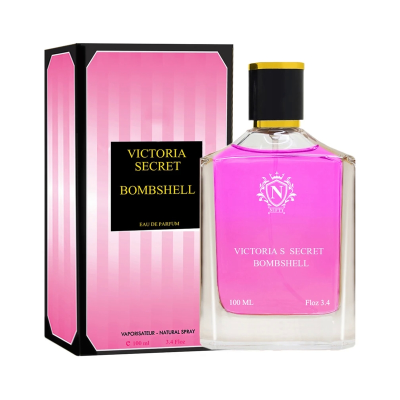 عطر ادکلن - ادوپرفیوم زنانه نیفتی مدل ویکتوریا سکرت بامب شل حجم 100 میل