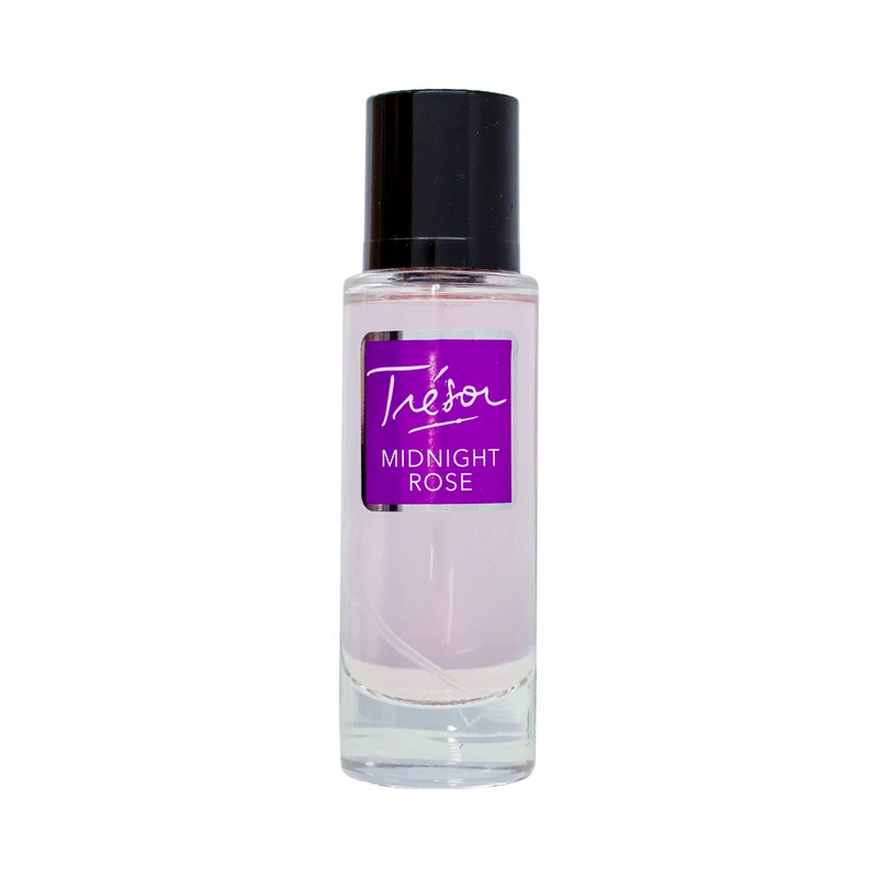 عطر جیبی زنانه نیو پرستیژ کالر مدل Tresor midnight Rose حجم 35 میل