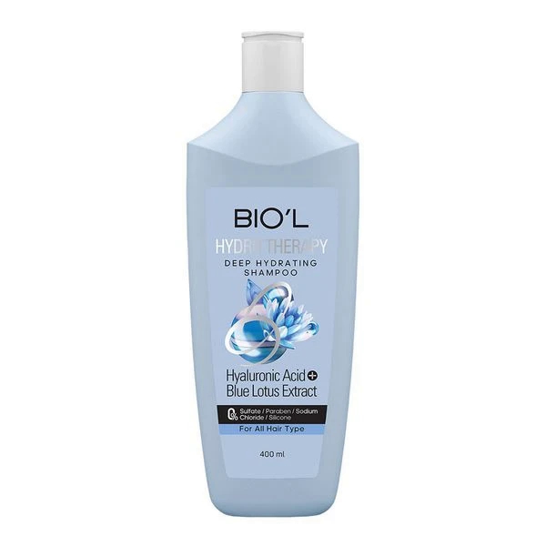  شامپو هایدروتراپی بدون سولفات بیول (آبرسان عمیق) مناسب انواع مو حجم 400 میل 