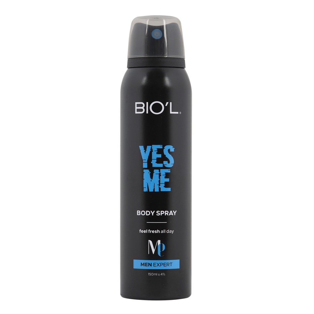 اسپری خوشبو کننده بدن مردانه بیول مدل YES,ME  (اینوکتوس) حجم 150 میل