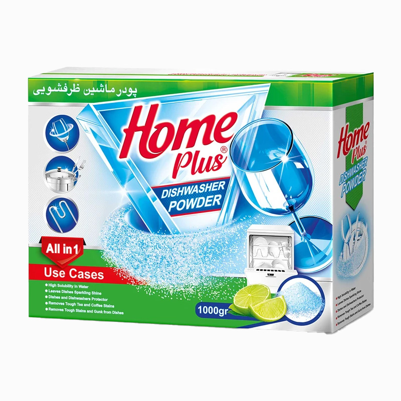 پودر ماشین ظرفشویی هوم پلاس مدل All in one وزن 1000 گرم