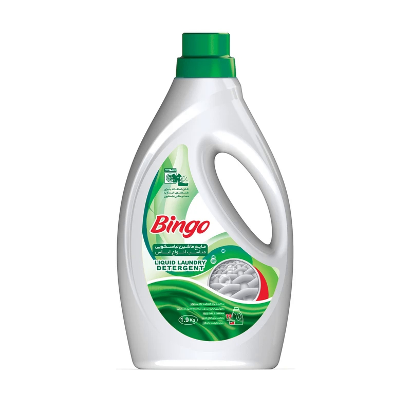 مایع لباسشویی بینگو مدل جنرال حجم 1900 میلی‌لیتر