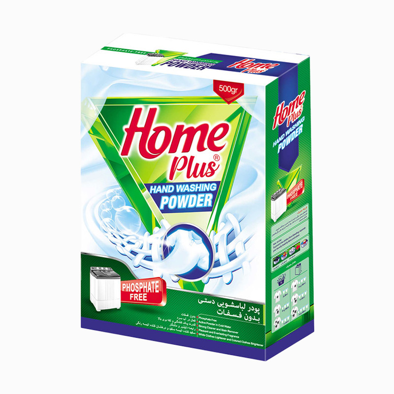پودر لباسشویی دستی هوم پلاس وزن 500 گرم