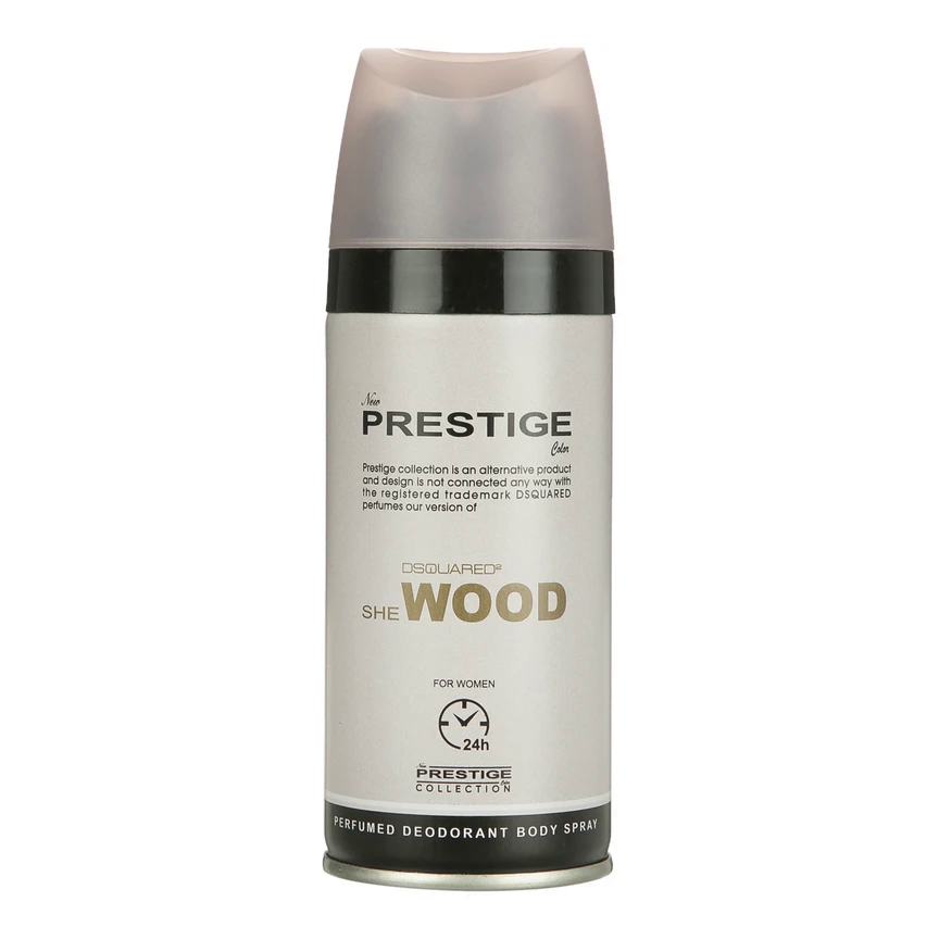 اسپری خوشبو کننده بدن زنانه پرستیژ مدل Dsquared2 She Wood حجم 150 میل
