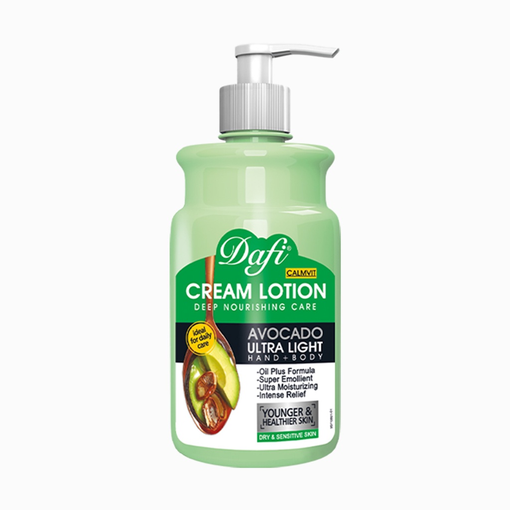 لوسیون بدن دافی مدل آووکادو مناسب پوست خشک و حساس حجم 470 میل